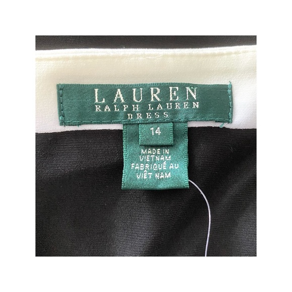 Lauren Ralph Lauren Ruched Color Block Dress - Picture 8 of 10